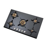 اجاق گاز صفحه ای شیشه‌ای استیل البرز مدل G 5912 با قطعات ایتالیایی