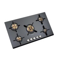 اجاق گاز صفحه ای شیشه‌ای استیل البرز مدل G 5912 با قطعات ایتالیایی