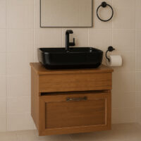 کابین روشویی چارسو مدل ترا بلک Tera Black 60