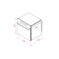 فر توکار برقی کن مدل پوینت Point مشکی