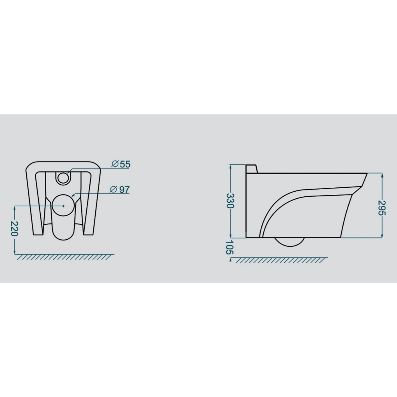 توالت فرنگی والهنگ گلسار مدل یونیک