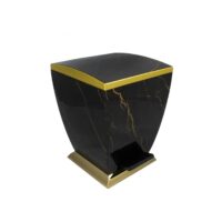 سطل هارمونی مدل آوا طرح سنگ مشکی طلایی