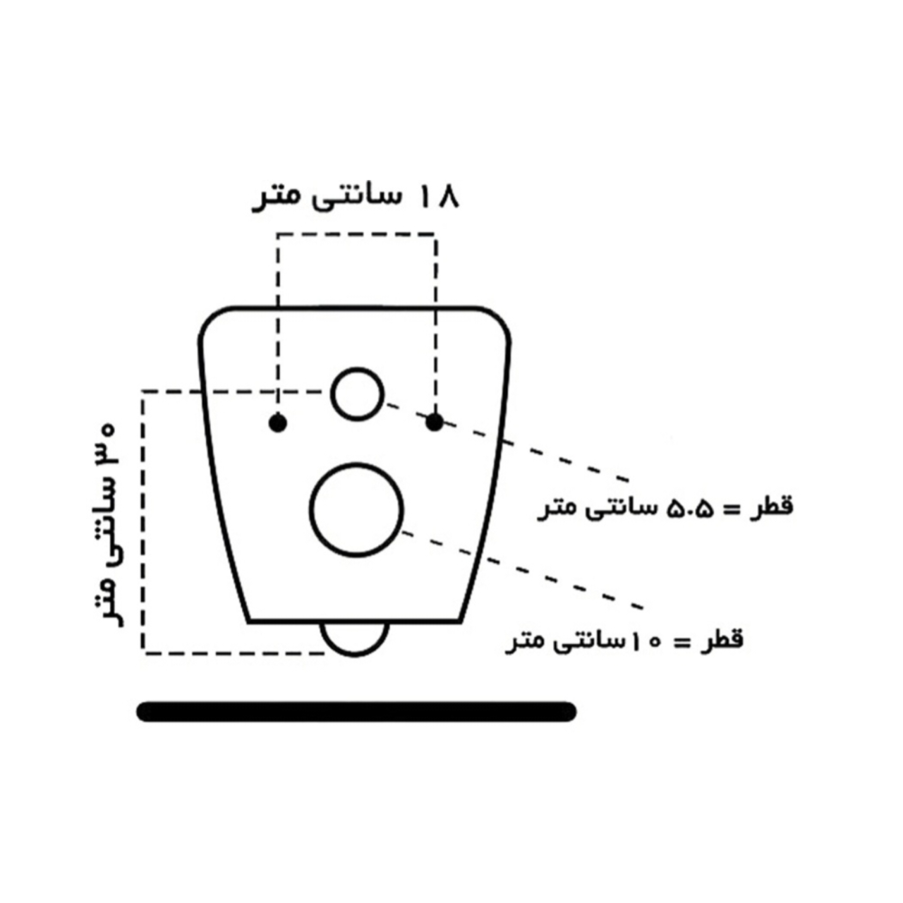 توالت فرنگی والهنگ گاتریا مدل لئو