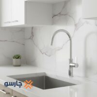 شیر ظرفشویی دومنظوره کسری مدل دوالیس کروم