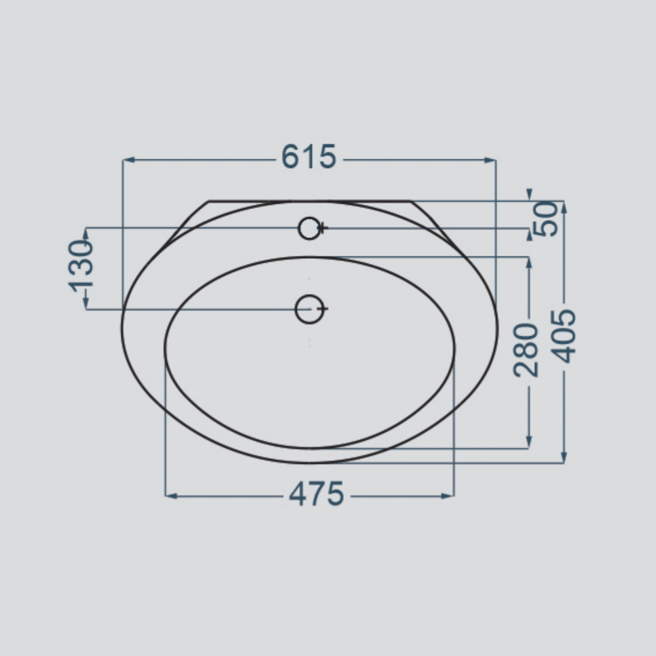 روشویی نیم پایه والهنگ گلسار مدل الیت