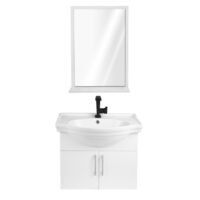 ست کابین روشویی و آینه چارسو مدل سرنا Serena (سایز 60)