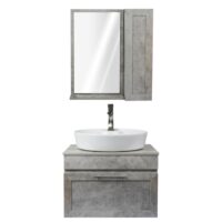 ست کابین روشویی و آینه چارسو مدل فیورا Fiora (سایز 70)