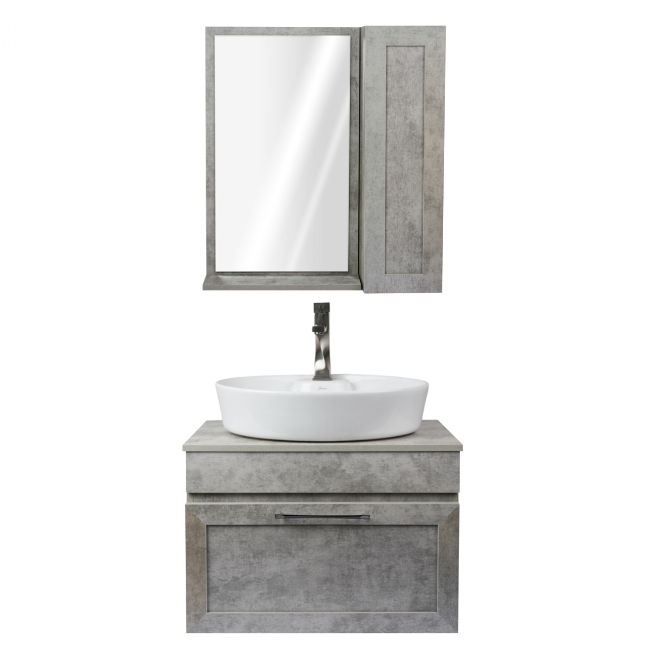 ست کابین روشویی و آینه چارسو مدل فیورا Fiora (سایز 70)