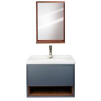 ست کابین روشویی و آینه چارسو مدل مارتا Marta (سایز 60)