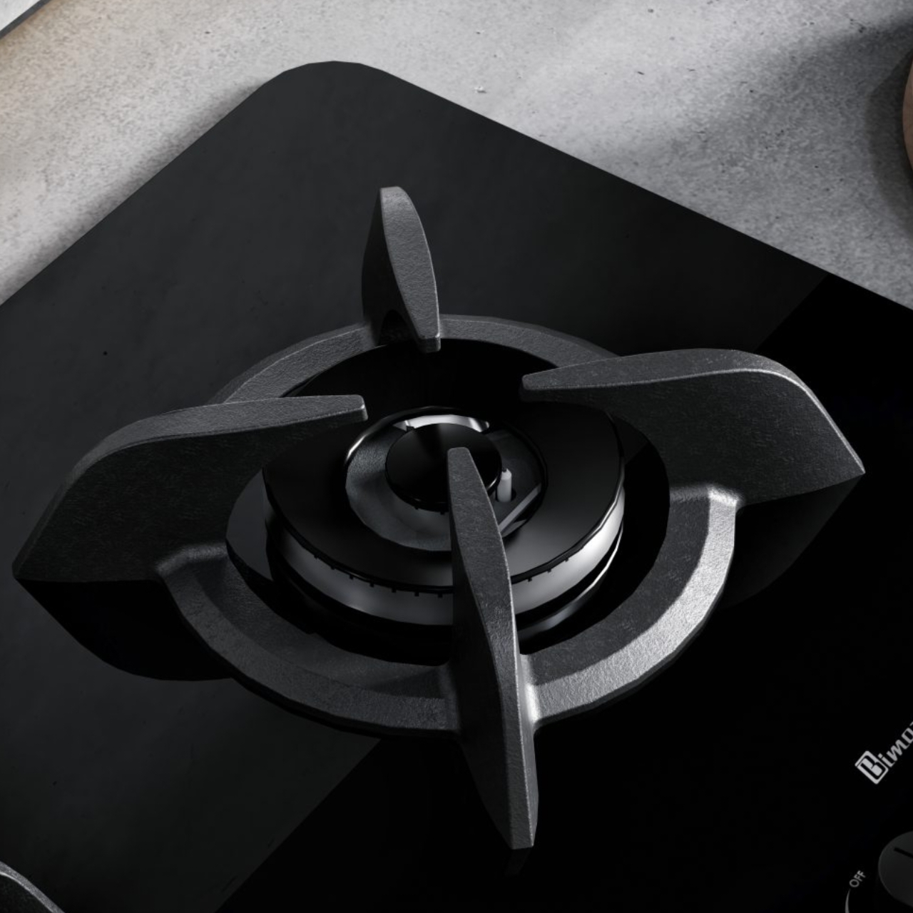 اجاق گاز صفحه ای شیشه ای بیمکث مدل DG-2205 دیفندی