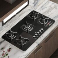 اجاق گاز صفحه ای شیشه ای بیمکث مدل IG-2102-RFT رادیویی