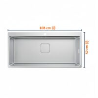 سینک ظرفشویی باکسی توکار استیل البرز مدل 959