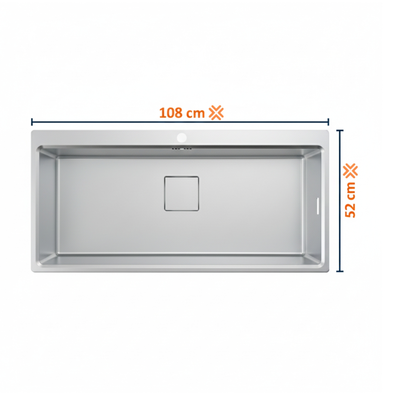 سینک ظرفشویی باکسی توکار استیل البرز مدل 959