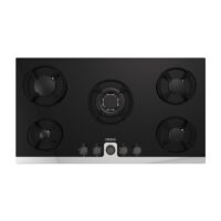 اجاق گاز صفحه ای شیشه‌ای استیل البرز مدل G 5914