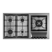 اجاق گاز صفحه ای استیل البرز مدل s5929 با قطعات ایتالیایی