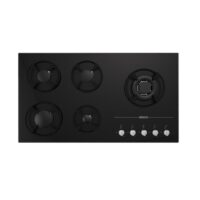 اجاق گاز صفحه ای شیشه‌ای استیل البرز مدل G 5917R با قطعات ایتالیایی