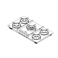 اجاق گاز کن مدل نووا NOVA قطعات ایتالیای ی multi ste