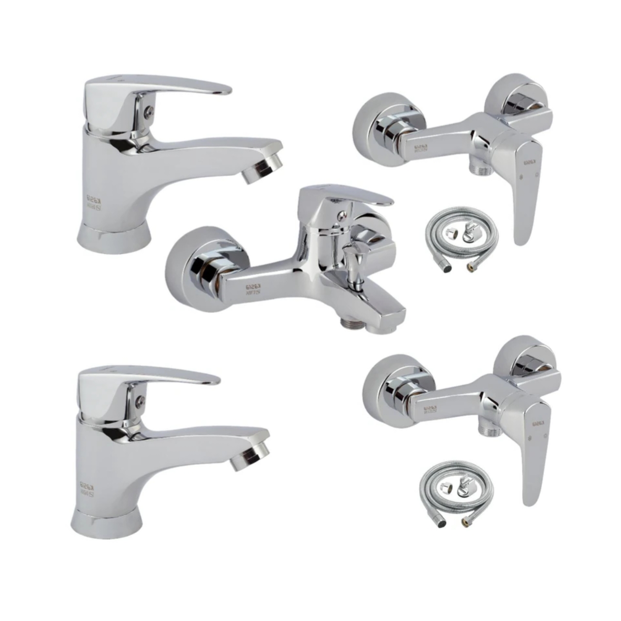 ست هفت تکه کسری مدل سانا کروم