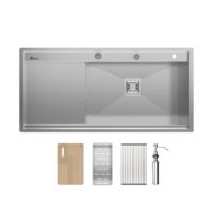 سینک ظرفشویی باکسی پله‌دار بیمکث مدل 4710