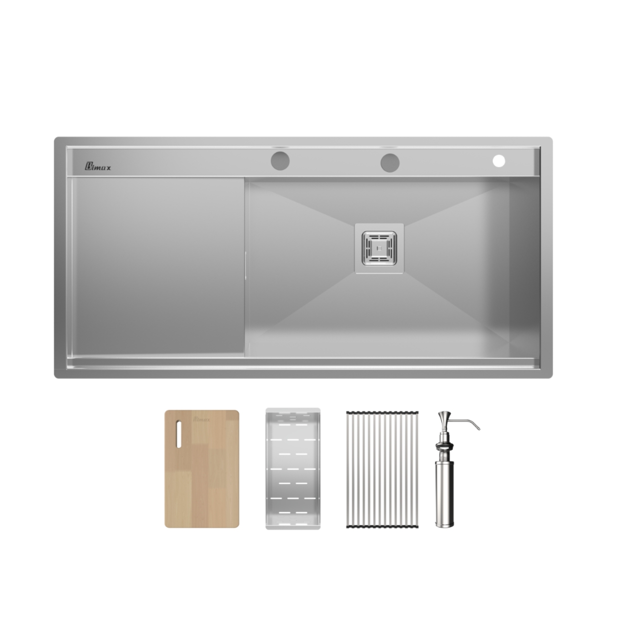 سینک ظرفشویی باکسی پله‌دار بیمکث مدل 4710