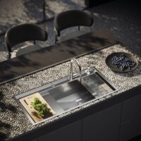 سینک ظرفشویی باکسی پله‌دار بیمکث مدل 4710