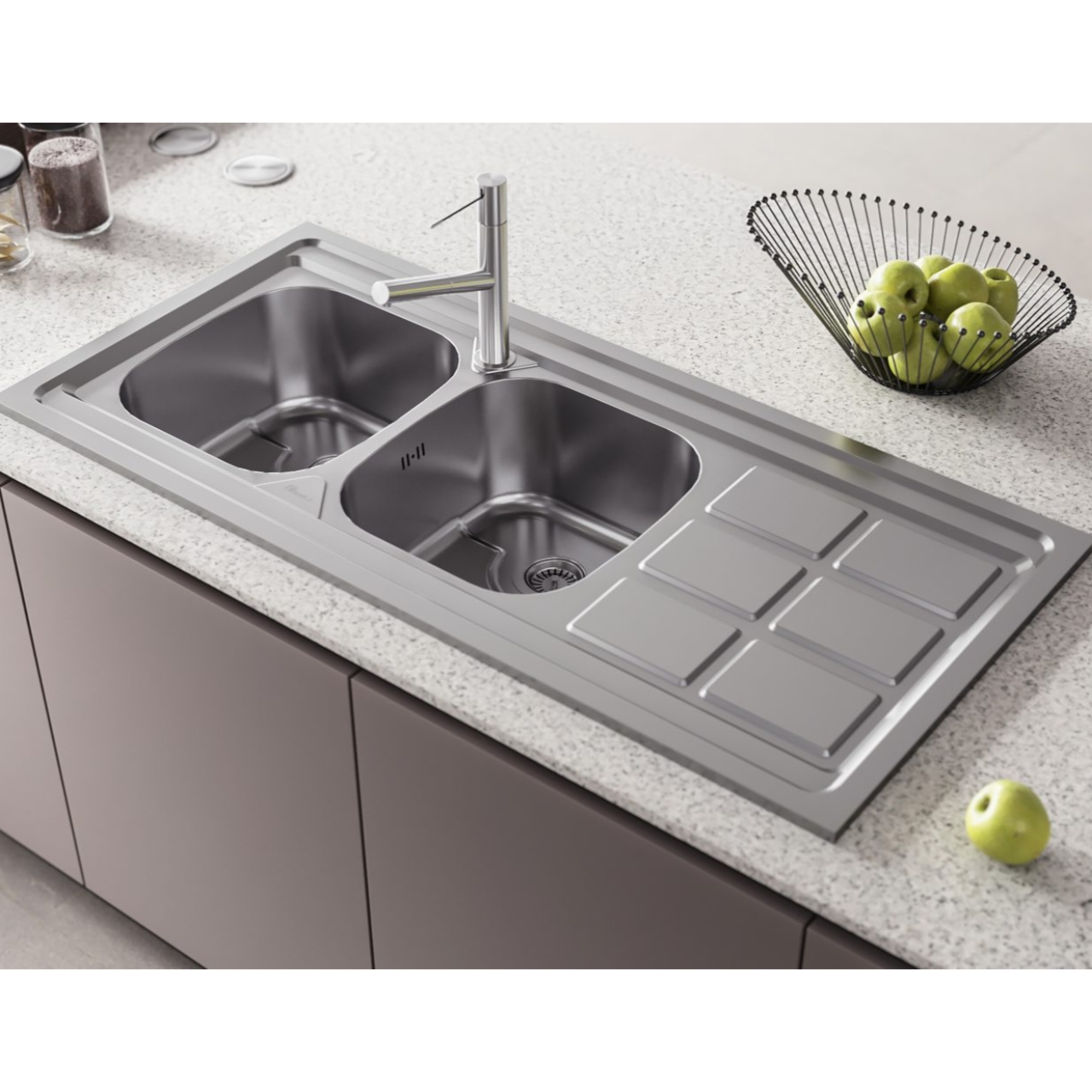 سینک ظرفشویی روکار بیمکث مدل 914