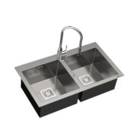 سینک ظرفشویی باکسی توکار بیمکث مدل 722