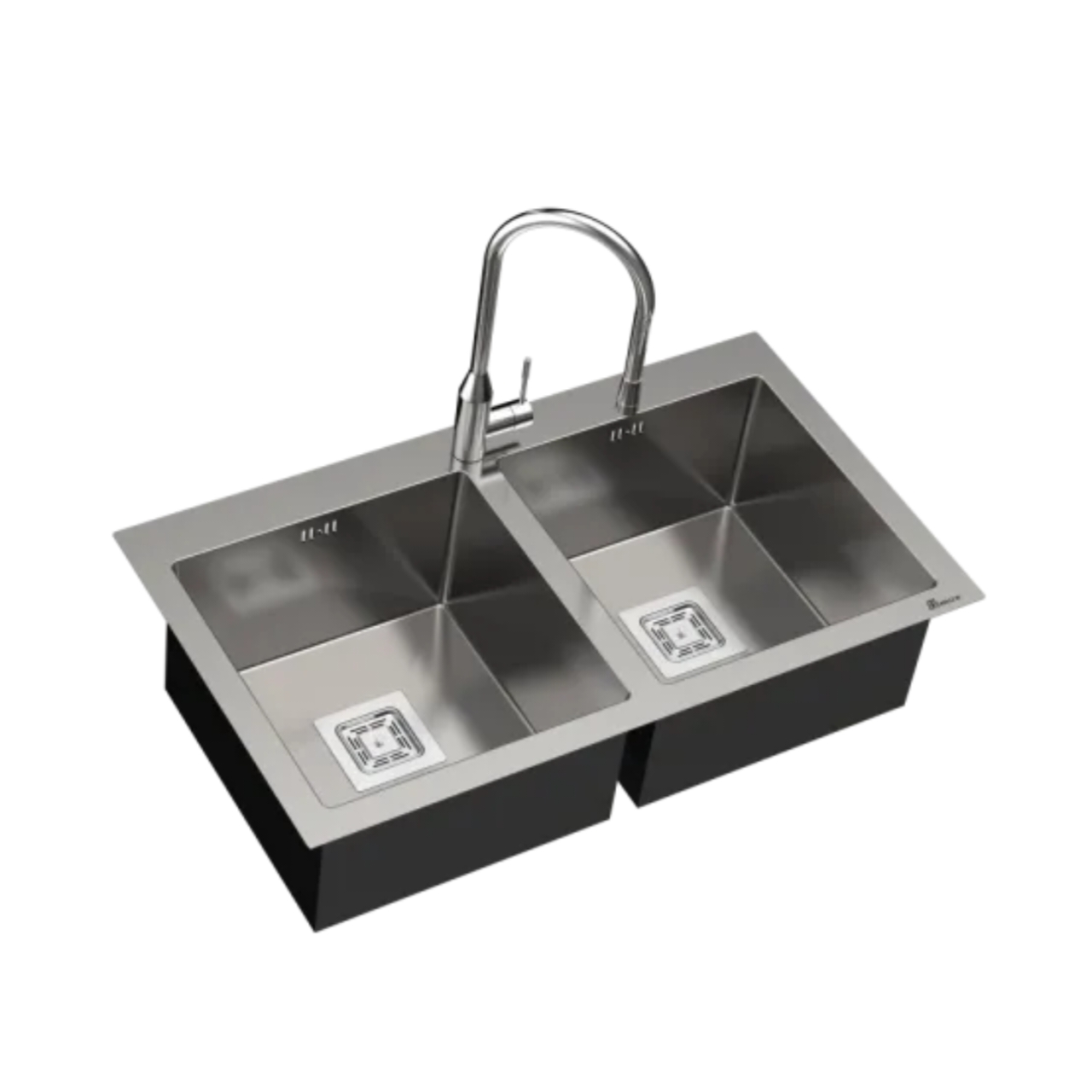 سینک ظرفشویی باکسی توکار بیمکث مدل 722