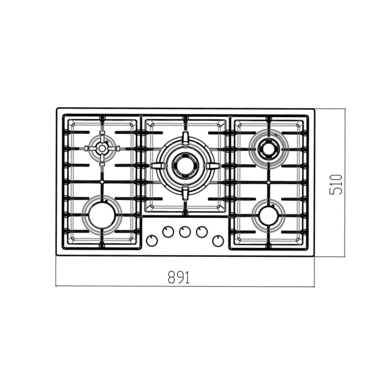 اجاق گاز کن مدل پولاریس Polaris مولتی استپ با قطعات ایتالیایی