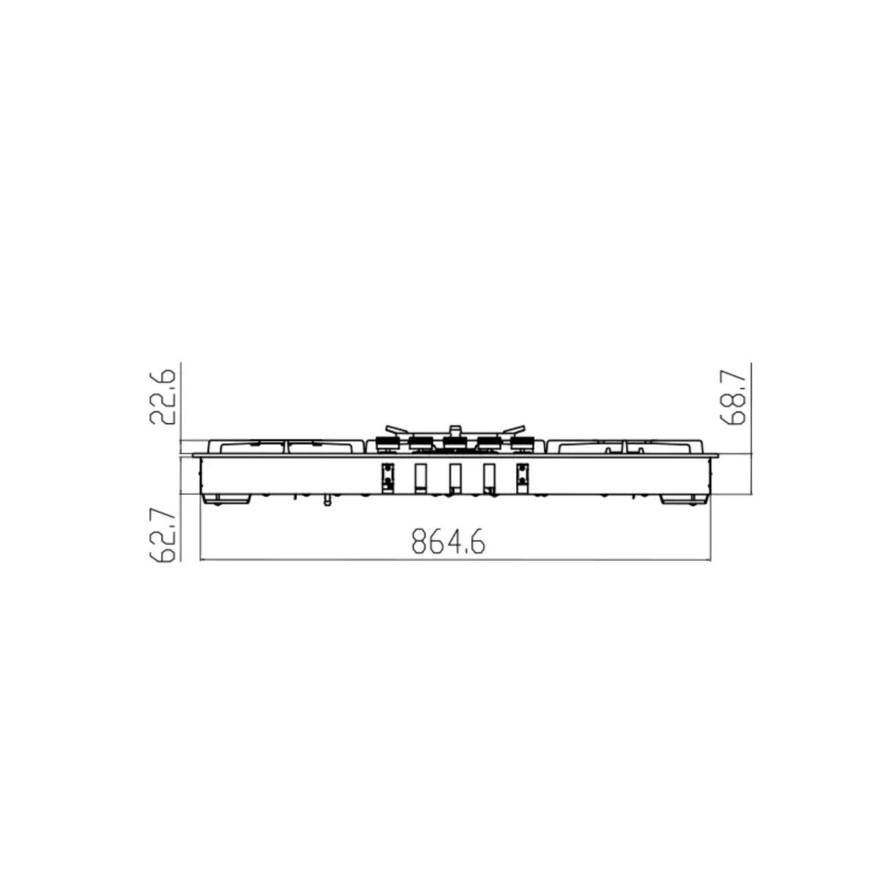 اجاق گاز کن مدل پولاریس Polaris مولتی استپ با قطعات ایتالیایی