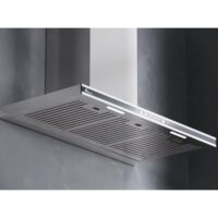 هود شومینه ای فلت بیمکث مدل 1301 سایز 90 استیل