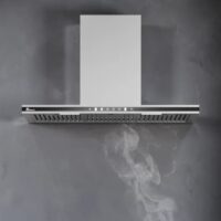 هود شومینه ای فلت بیمکث مدل 1301 سایز 90 استیل