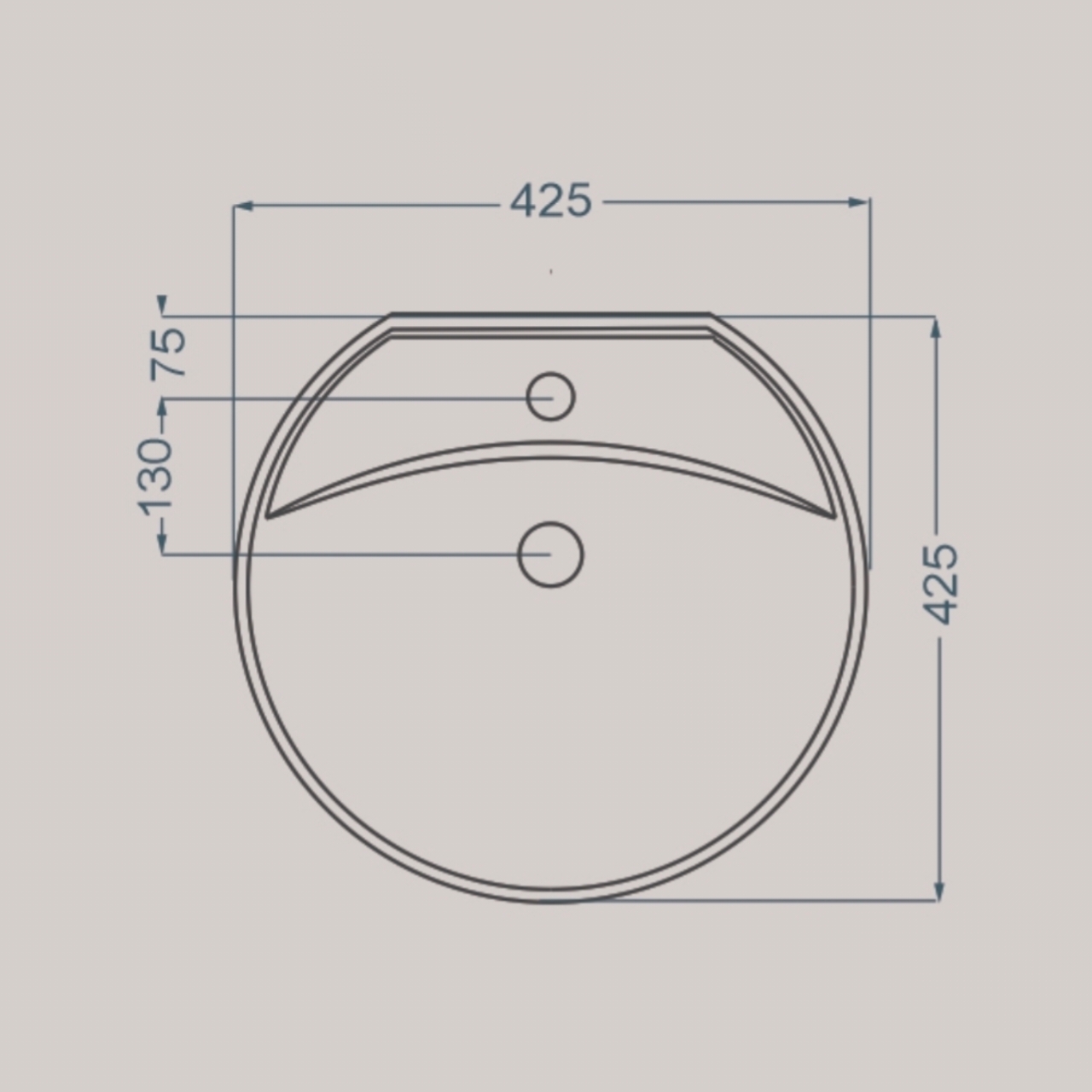 روشویی نیم پایه والهنگ گلسار مدل الگانت