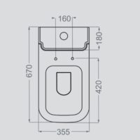 توالت فرنگی گلسار مدل ایمنس