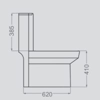 توالت فرنگی گلسار مدل ایمنس