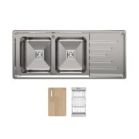 سینک ظرفشویی توکار بیمکث مدل 4404