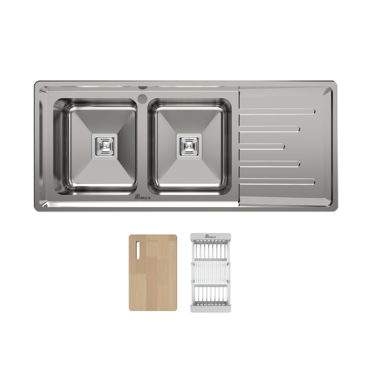 سینک ظرفشویی توکار بیمکث مدل 4404