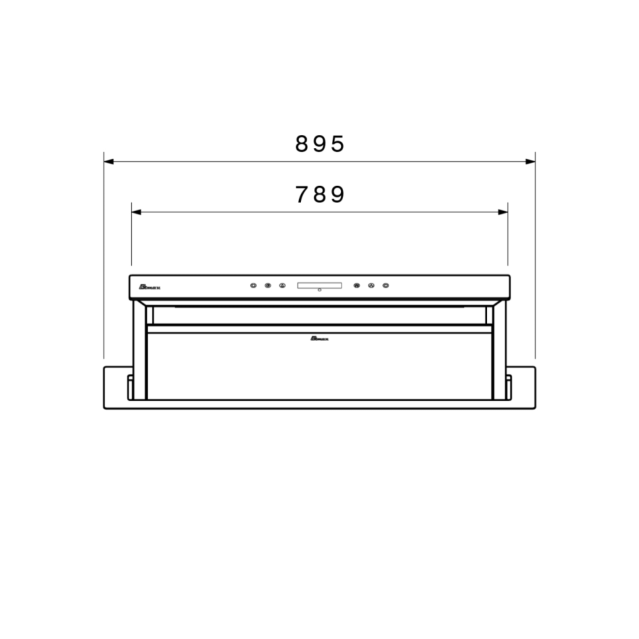 هود آسانسوری بیمکث مدل 1601-V2
