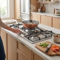 اجاق گاز صفحه ای استیل اخوان مدل V-33 ونوس