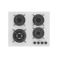 اجاق گاز شیشه ای سفید بیمکث مدل MG 5012w