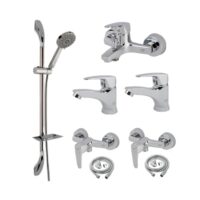 ست هشت تکه کسری مدل سانا کروم