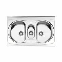 سينک ظرفشویی روکار استیل البرز مدل 720 سایز 60 dis