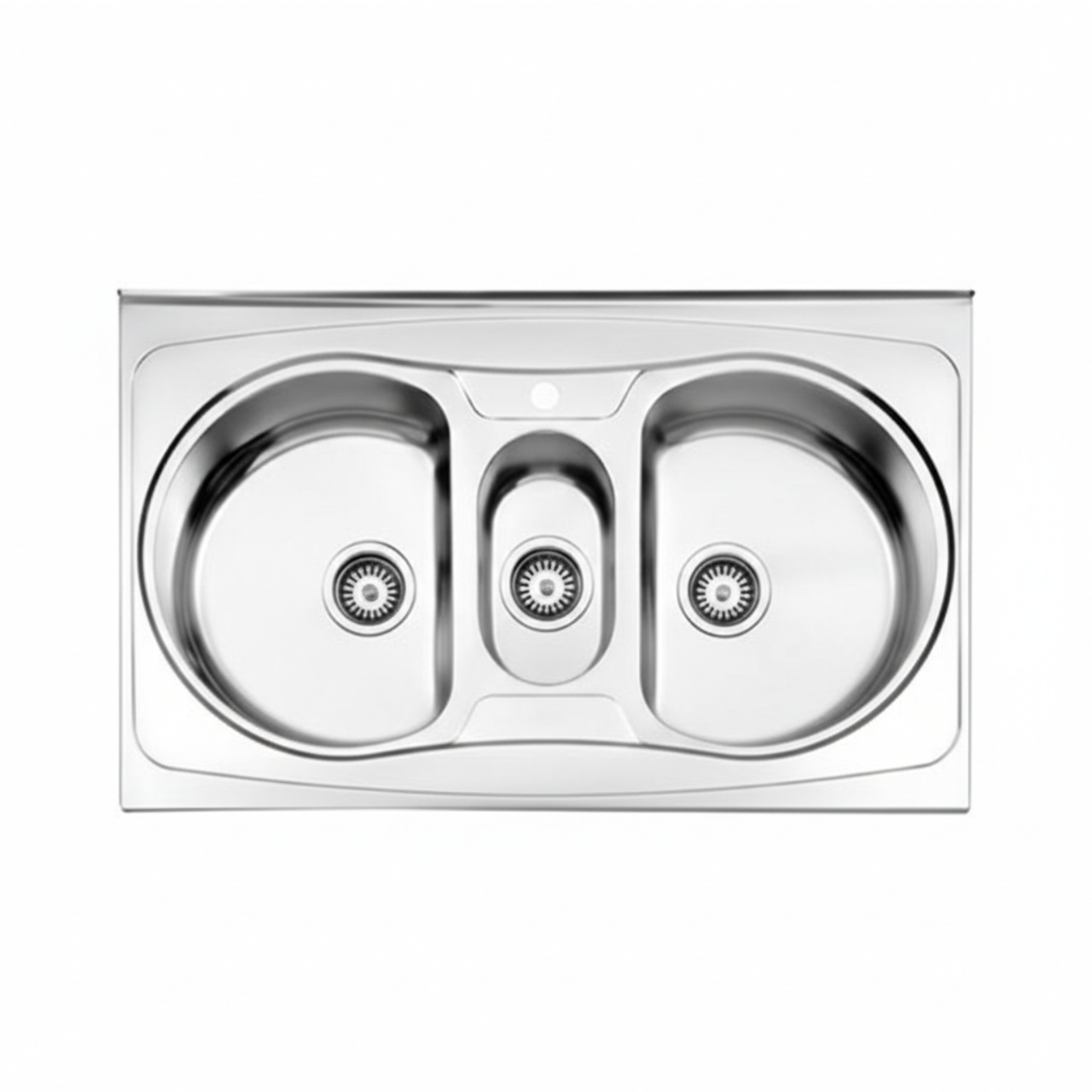 سينک ظرفشویی روکار استیل البرز مدل 720 سایز 60 dis