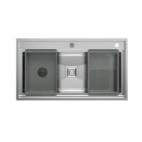 سینک ظرفشویی باکسی توکار بیمکث مدل 4104