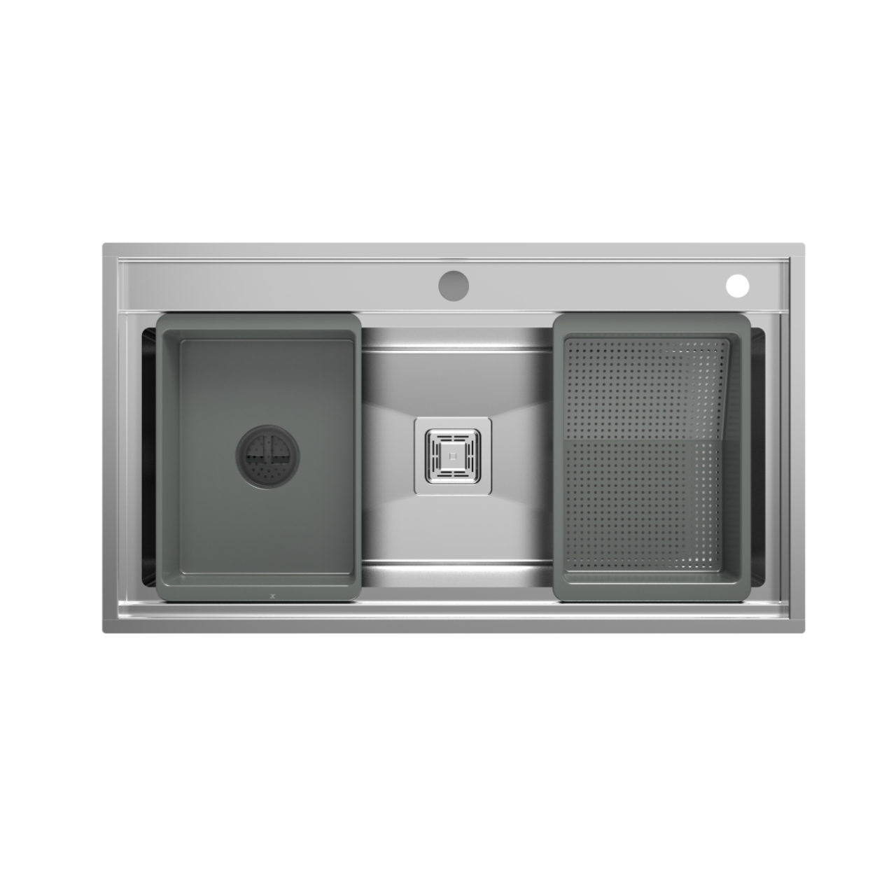 سینک ظرفشویی باکسی توکار بیمکث مدل 4104