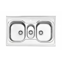 سينک ظرفشویی روکار استیل البرز مدل 520 سایز 60 dis