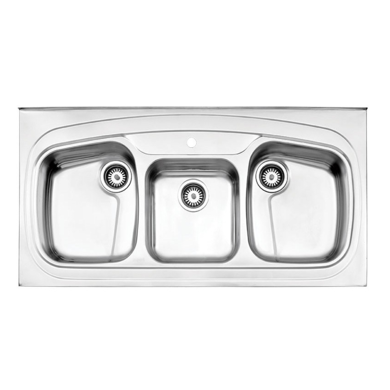 سينک ظرفشویی روکار استیل البرز مدل 624 سایز 60 dis