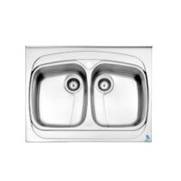 سينک ظرفشویی روکار استیل البرز مدل 628/60 لگن وسط dis