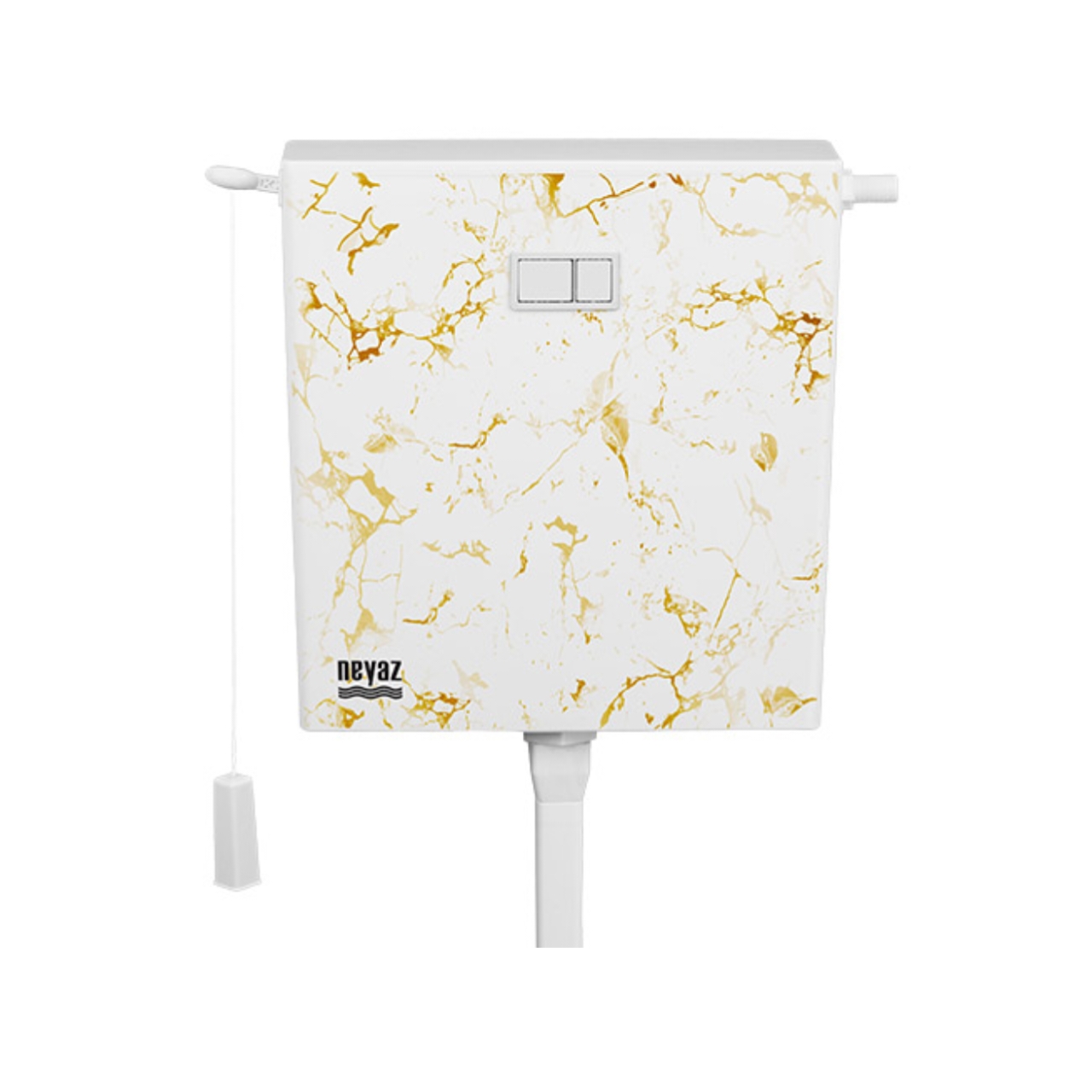 فلاش تانک نیاز مدل ماربل طلایی