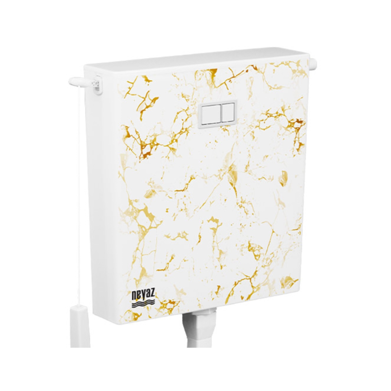 فلاش تانک نیاز مدل ماربل طلایی